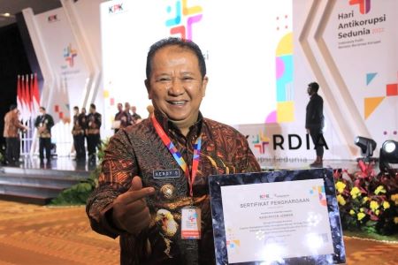 Penghargaan KPK untuk Jember Raih Peningkatan Indeks Pencegahan Korupsi Tertinggi 